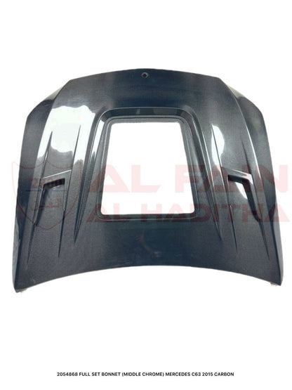 Mercedes C63 Carbon Fiber Bonnet 2015 Middle Chrome