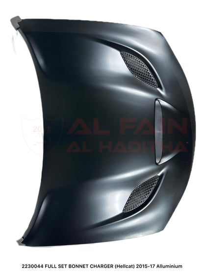 Dodge Charger Hellcat Bonnet Full Set 2015-2017 Aluminum ABS Plastic