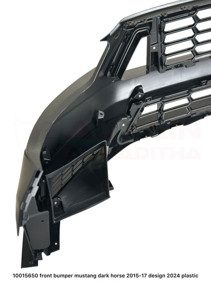 Ford Mustang Front Bumper 2015-2017 Dark Horse Style ABS Plastic 10015650