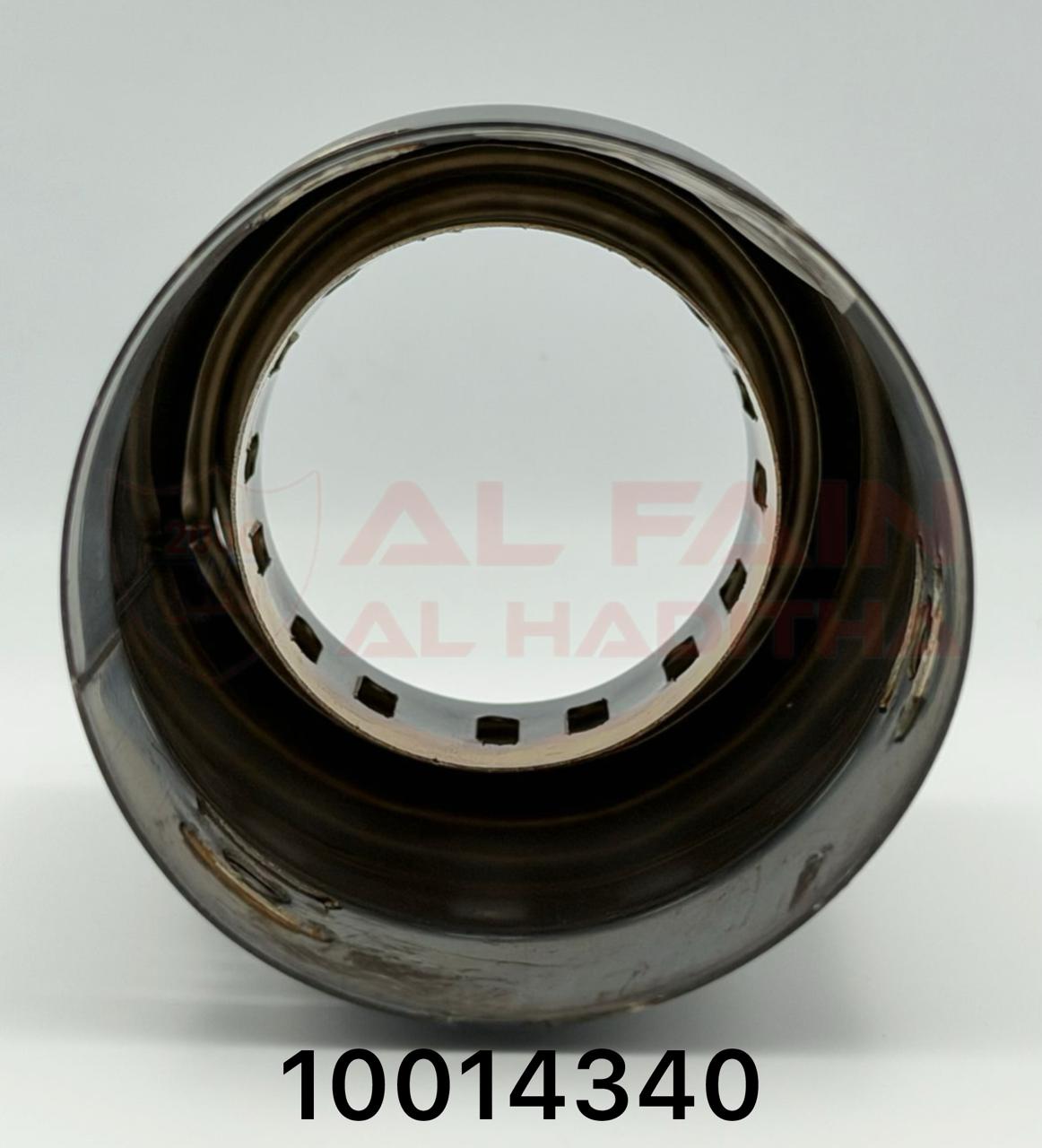 Universal Car Muffler B13 HKS Style Black Single Stainless Steel