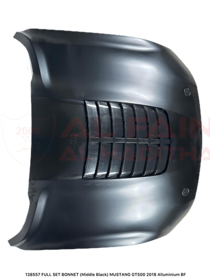 Ford Mustang GT500 2018 Full Set Bonnet Middle Black ABS Plastic Aluminum