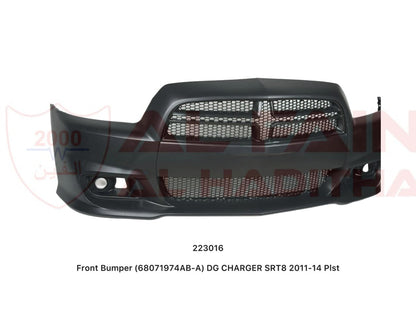 Dodge Charger SRT8 Front Bumper 2011-2014 ABS Plastic 68071974AB-A