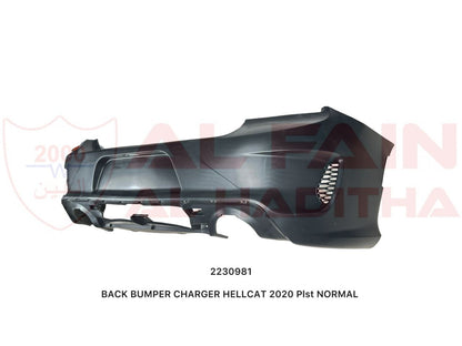 Dodge Charger Hellcat Rear Bumper 2020 ABS Plastic