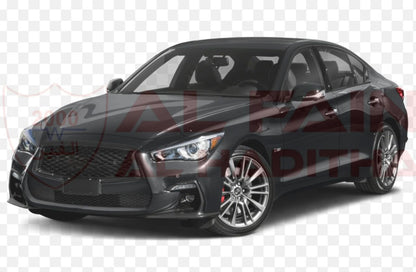 Infiniti Q50 Front Bumper 2014-2017 ABS Plastic