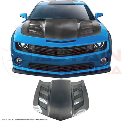 Chevrolet Camaro ZL1 2014 Full Set Bonnet Carbon Fiber 6-Hole