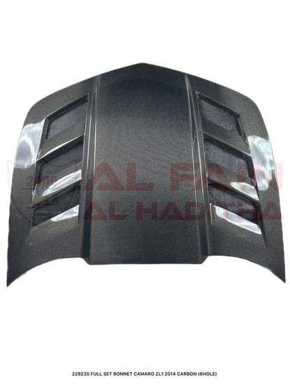 Chevrolet Camaro ZL1 2014 Full Set Bonnet Carbon Fiber 6-Hole