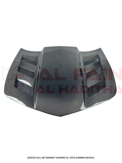 Chevrolet Camaro ZL1 2014 Full Set Bonnet Carbon Fiber 6-Hole