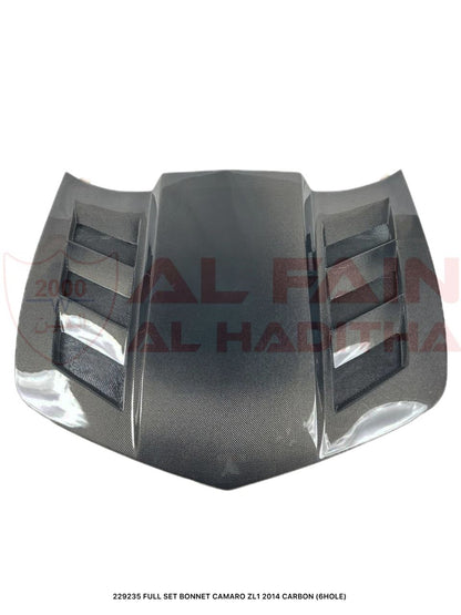 Chevrolet Camaro ZL1 2014 Full Set Bonnet Carbon Fiber 6-Hole