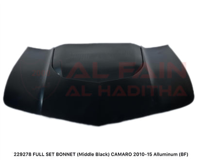 Chevrolet Camaro Full Set Bonnet 2010-2015 Middle Black Aluminum