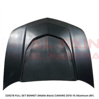 Chevrolet Camaro Full Set Bonnet 2010-2015 Middle Black Aluminum
