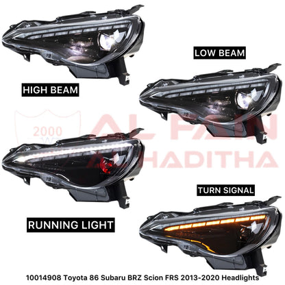 Toyota GT86 Subaru BRZ Scion FR-S 2013-2020 Headlight Assembly