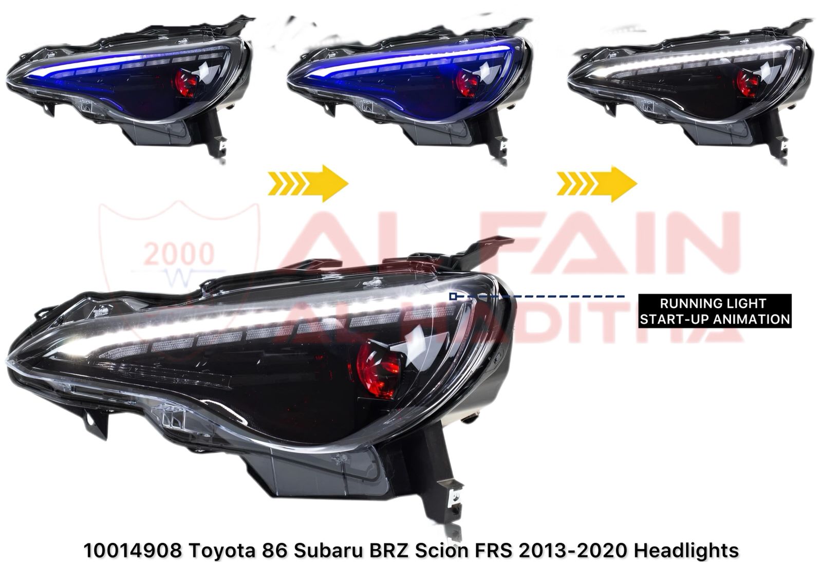 Toyota GT86 Subaru BRZ Scion FR-S 2013-2020 Headlight Assembly
