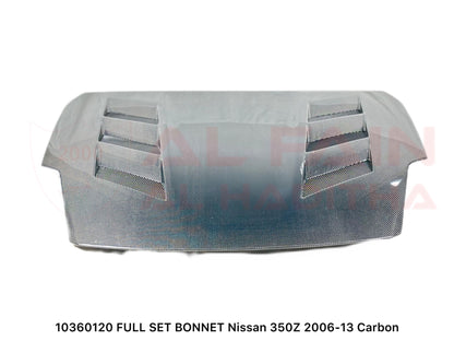 Nissan 350Z Full Set Bonnet 2006-2013 ABS Plastic Carbon Fiber
