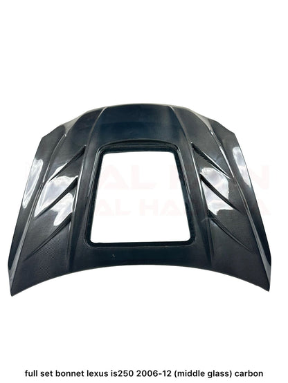 Lexus IS250 Carbon Fiber Bonnet 2006-2012 Middle Glass