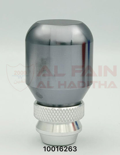 Universal 5-Speed Gear Knob Silver Aluminum 10016263