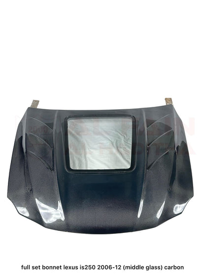 Lexus IS250 Carbon Fiber Bonnet 2006-2012 Middle Glass