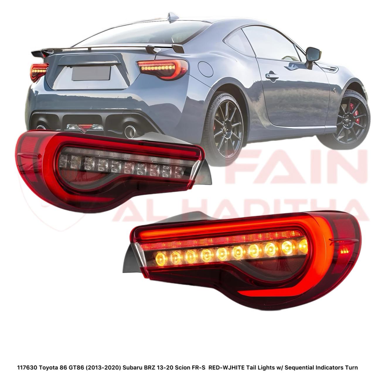 Toyota 86 GT86 Subaru BRZ Scion FR-S Red Tail Light 2013-2020