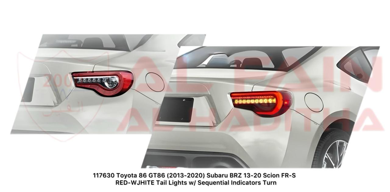 Toyota 86 GT86 Subaru BRZ Scion FR-S Red Tail Light 2013-2020