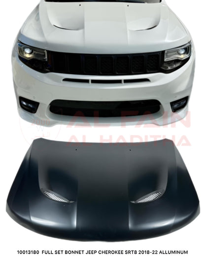 Jeep Cherokee SRT8 Full Set Bonnet 2018-2022 Aluminum ABS Plastic