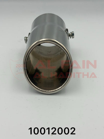 Universal Car Muffler A5 Silver Single 10012002