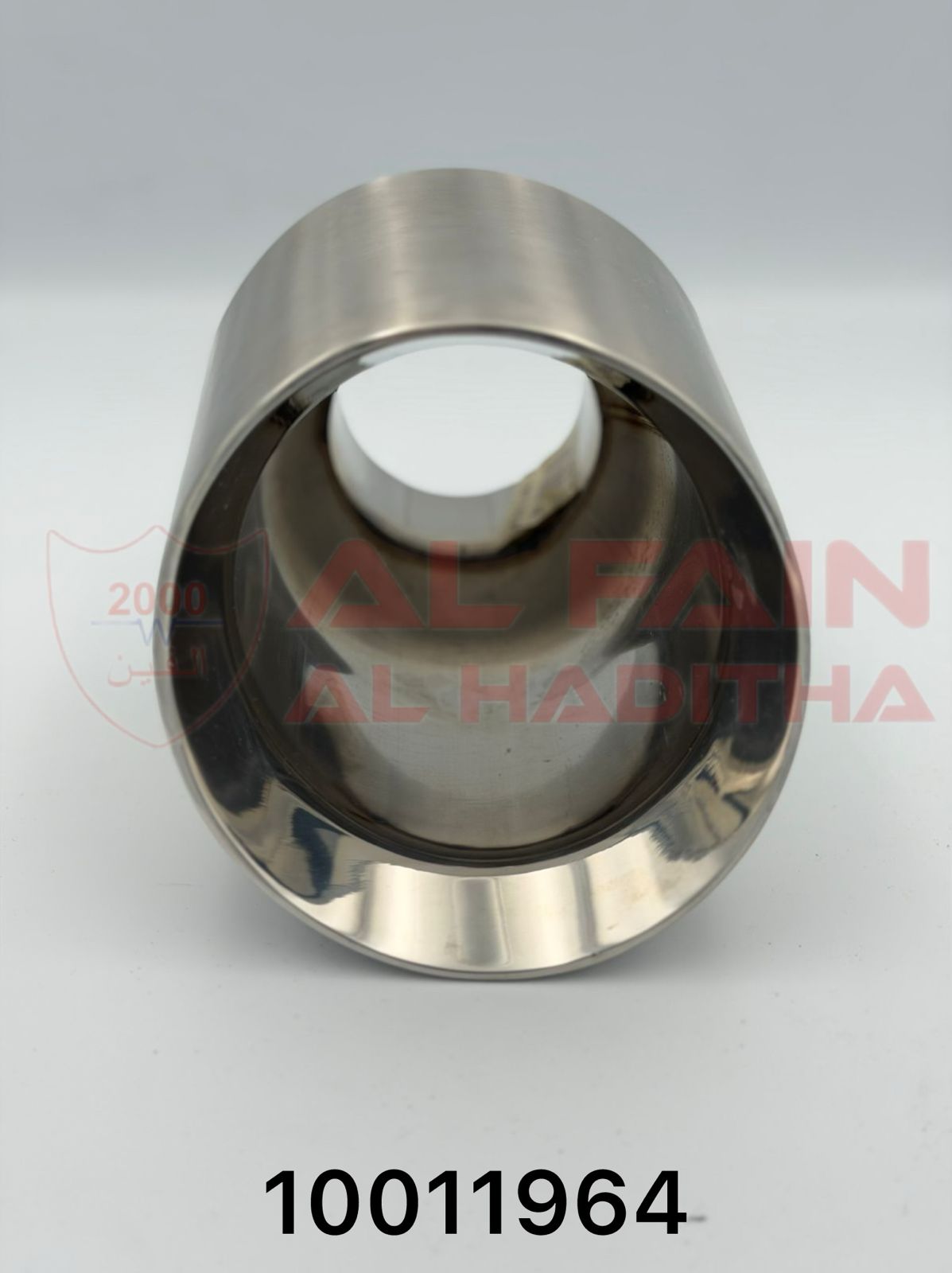 Universal Car Muffler GTR Silver 63-127mm Adjustable Inlet 10011964