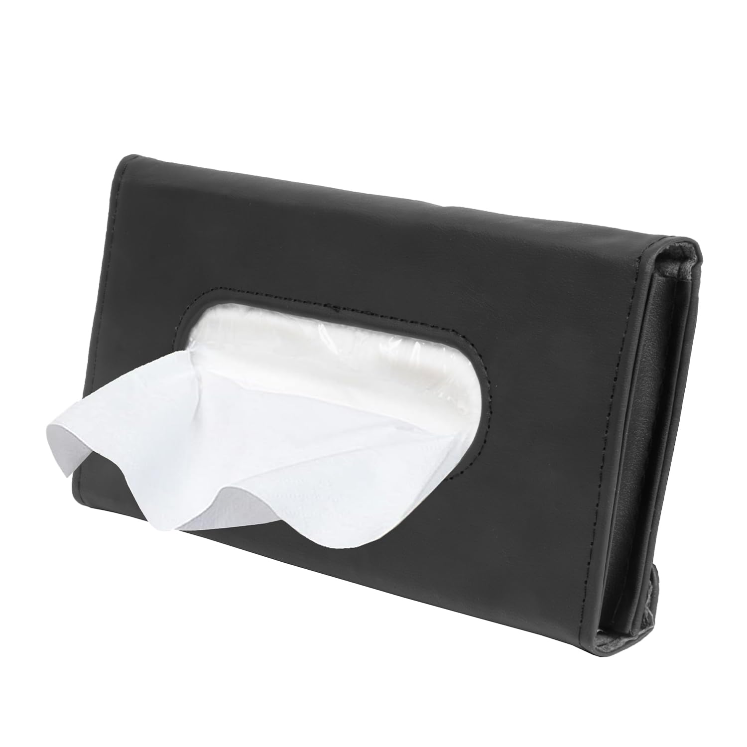 Carstuus Sulfar Car Visor Tissue Holder, Dispenser Hanging Paper Towel Holder Case For Seat Back And Vehicle Side Door, Multi-Use Cover & Truck Decoration Beige