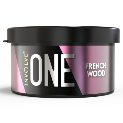 INVOLVE One Musk Car Perfume Fiber – Long Lasting Car Air Freshener for Dashboard & Cup Holder, Odor Eliminator, Solid Fiber Design, 40g