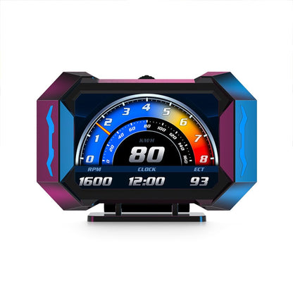 شاشة عرض علوية للسيارة HUD عرض أمامي OBD مقياس متعدد الوظائف مقياس رقمي متعدد الوظائف مقياس رقمي GPS عداد سرعة السيارة مقياس الميل عالمي