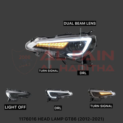 Toyota GT86 2012-2021 Head Lamp LED