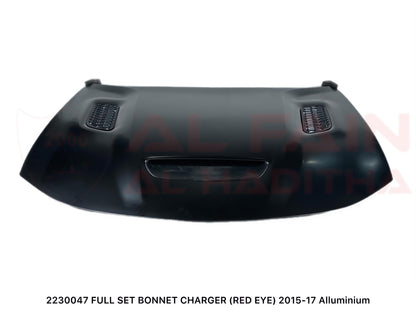 Dodge Charger Red Eye Bonnet 2015-2017 Aluminum ABS Plastic