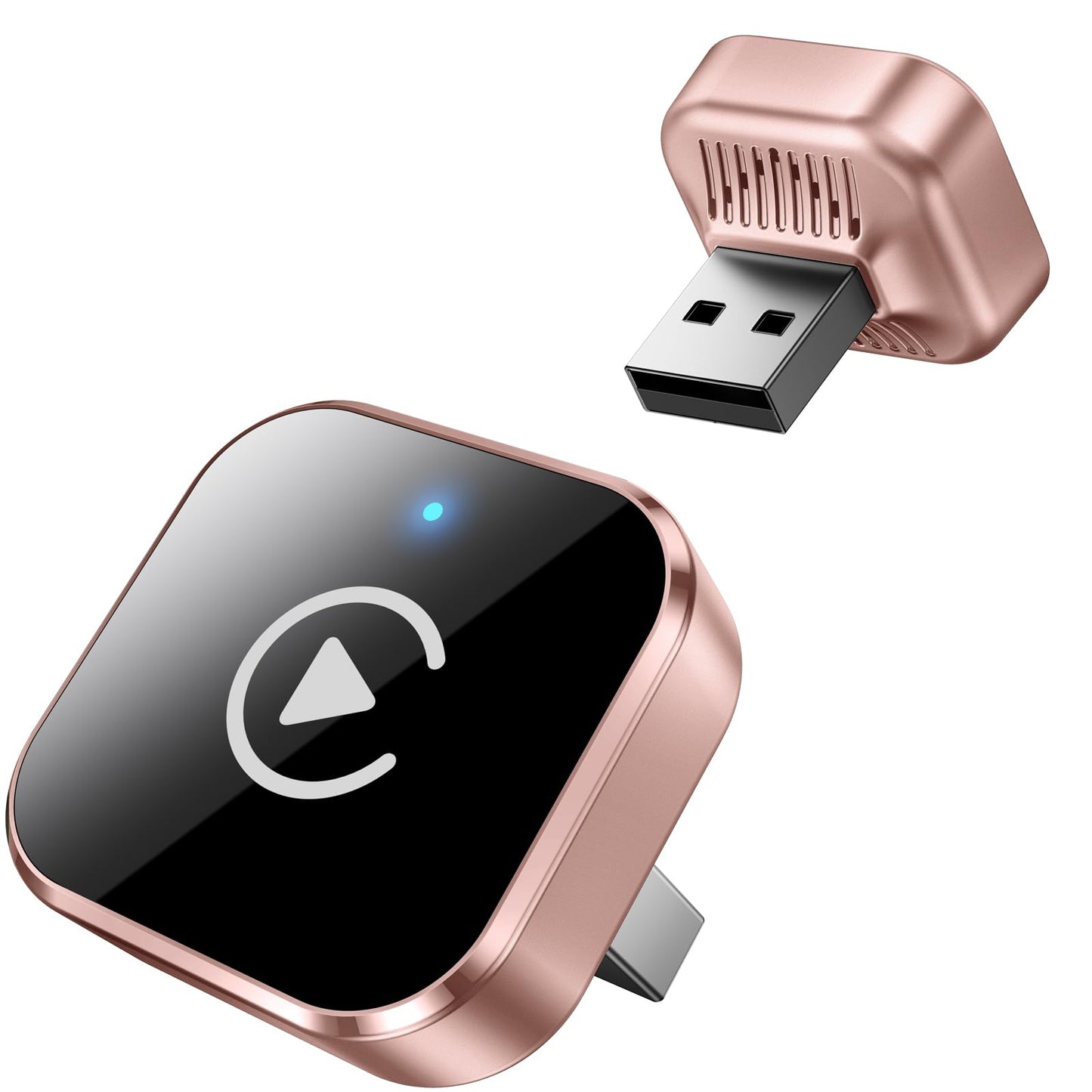 CarPlay Wireless Adapter & Android Auto Adapter, 2026 Upgrade 2-in-1 Plug & Play USB/USB-C Dongle, Converts Wired to Wireless for Cars, Fast Stable Connection, Fits iPhone & Android, Silver