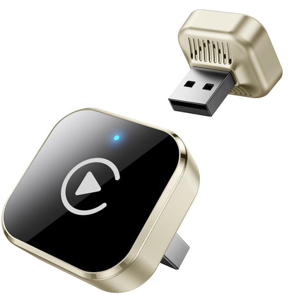 CarPlay Wireless Adapter & Android Auto Adapter, 2026 Upgrade 2-in-1 Plug & Play USB/USB-C Dongle, Converts Wired to Wireless for Cars, Fast Stable Connection, Fits iPhone & Android, Silver
