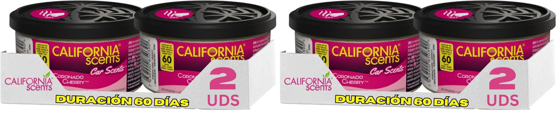 California Car Scents California Scents Ccs-007 Air Freshener Cherry Scent, Coronado Cherry, 12 Units