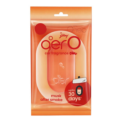 Godrej aer O – Hanging Car Air Freshener | Car Accessories | Musk After Smoke (7.5g)