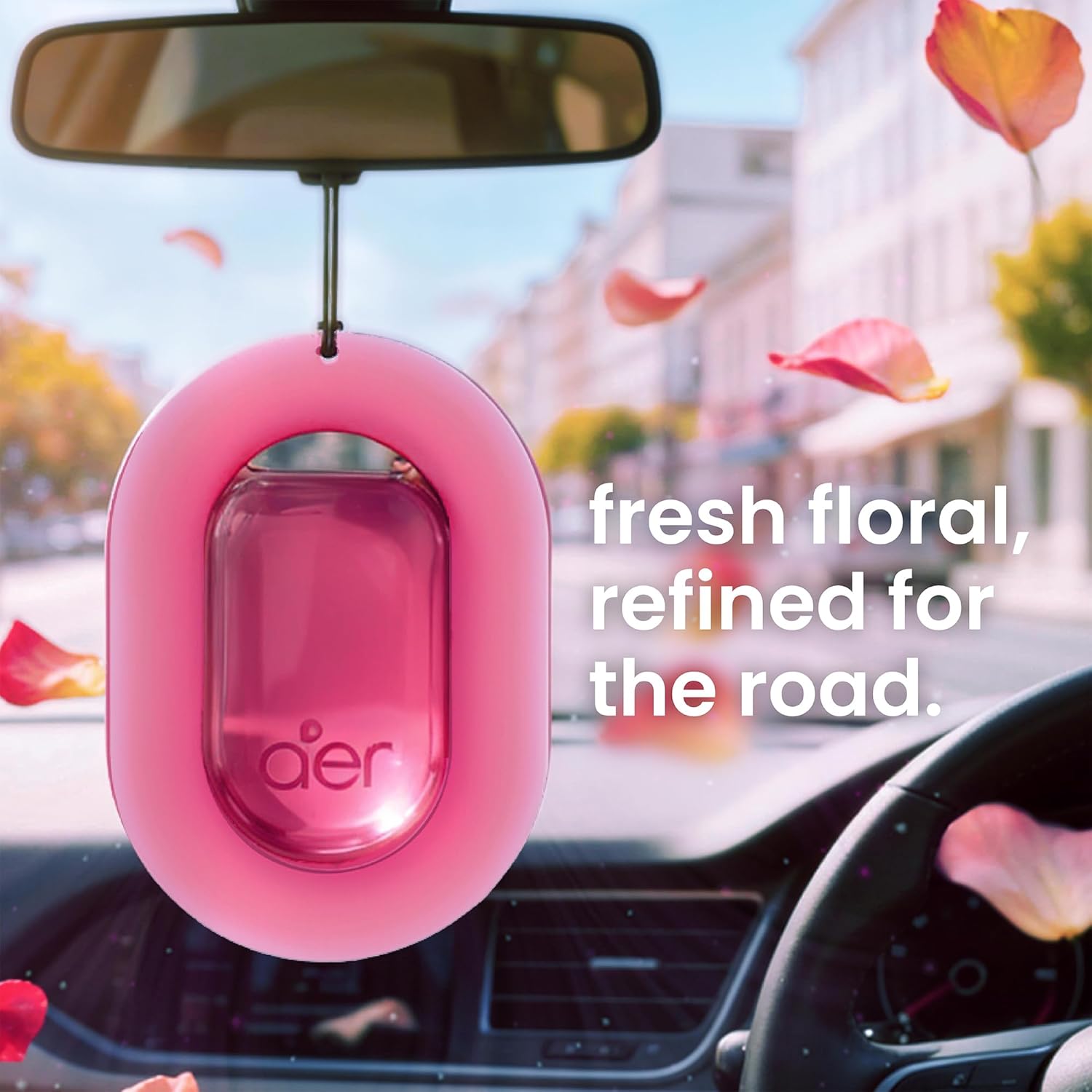 Godrej Aer O – Hanging Car Air Freshener – Assorted Pack of 3 (22.5g) | Gel Lasts up to 30 days | Car Accessories