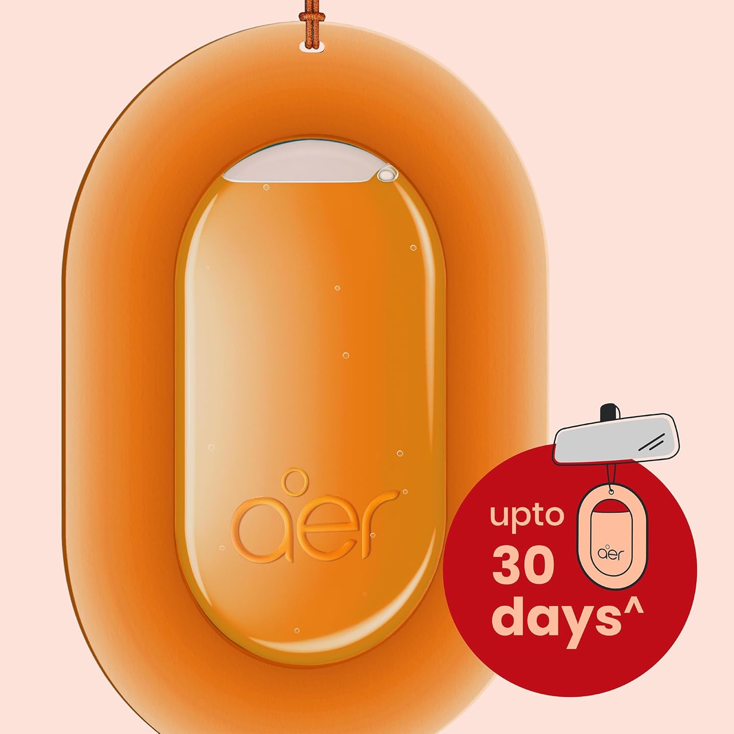 Godrej Aer O – Hanging Car Air Freshener – Assorted Pack of 3 (22.5g) | Gel Lasts up to 30 days | Car Accessories