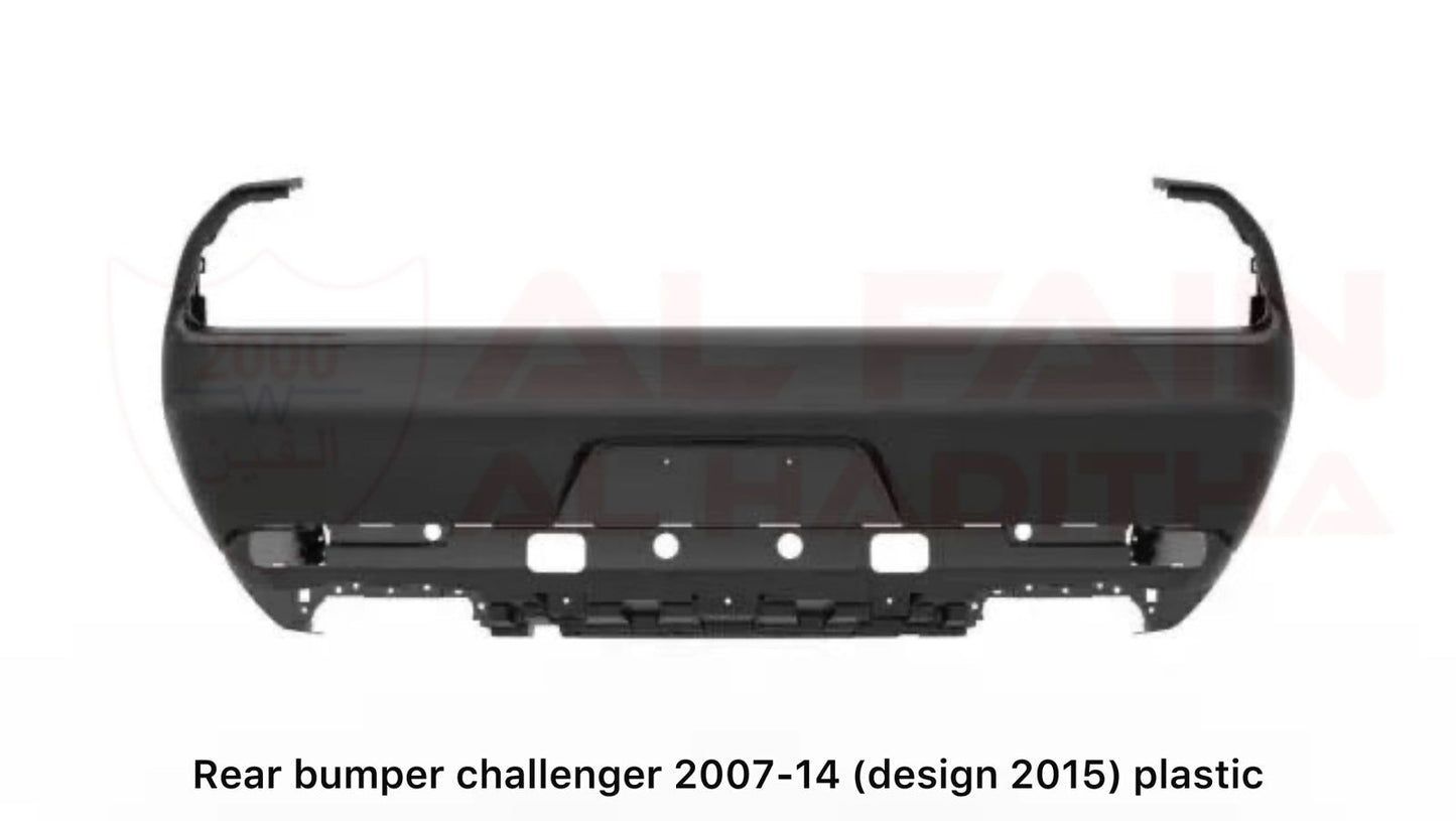 Dodge Challenger Rear Bumper 2007-2014 Design 2015 ABS Plastic