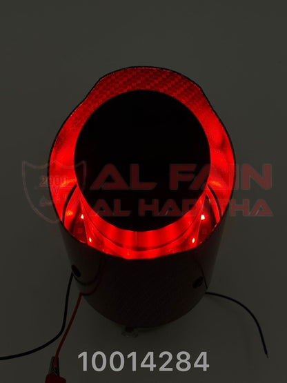 Car Muffler LED Single Outlet 10014264