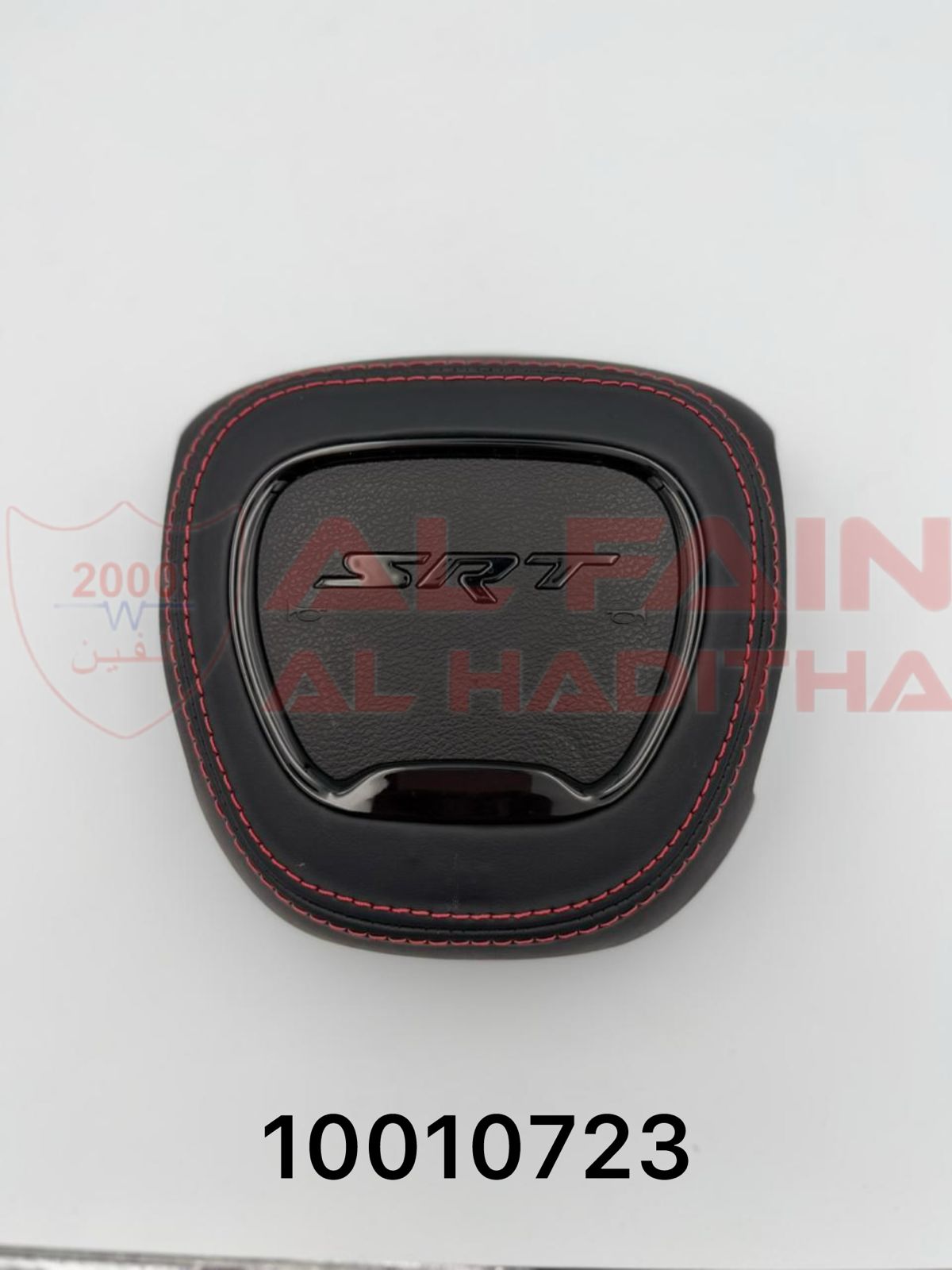 Dodge Charger SRT Style Airbag Cover Black Red Leather
