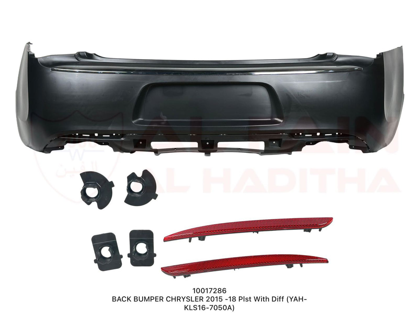 Chrysler 2015-2018 Rear Bumper With Diffuser ABS Plastic
