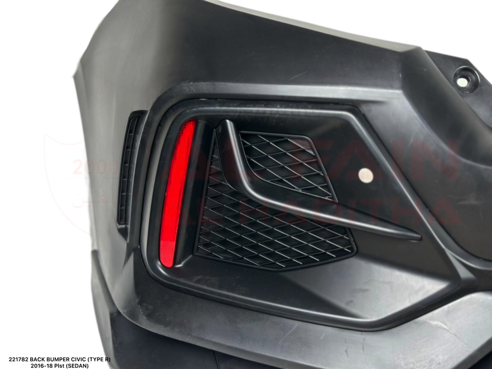 Honda Civic Type R Rear Bumper 2016-2018 ABS Plastic Pist