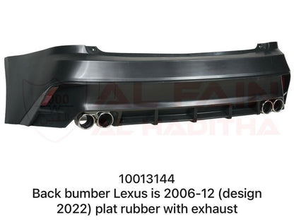 Lexus IS Rear Bumper 2006-2012 ABS Plastic 2022 Design With Exhaust