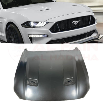 Ford Mustang 2018 Original Aluminum Bonnet With Hole