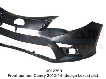Toyota Camry Front Bumper 2012-2014 Lexus Style ABS Plastic 10012759