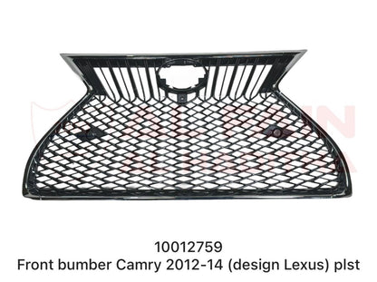 Toyota Camry Front Bumper 2012-2014 Lexus Style ABS Plastic 10012759