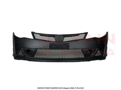 Honda Civic Front Bumper 2006-2011 Mugen Style ABS Plastic 10018191