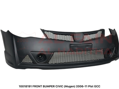Honda Civic Front Bumper 2006-2011 Mugen Style ABS Plastic 10018191
