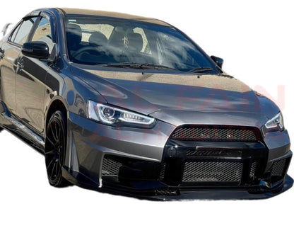 Mitsubishi Lancer Varis Front Bumper 2015 ABS Plastic Pist with LED