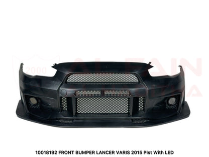 Mitsubishi Lancer Varis Front Bumper 2015 ABS Plastic Pist with LED