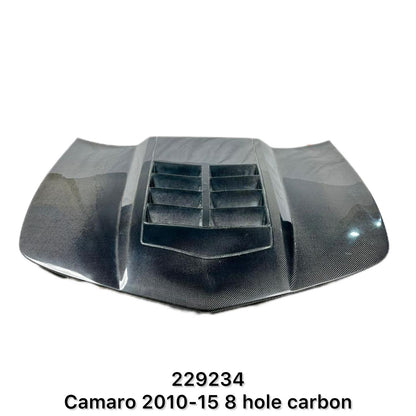 Chevrolet Camaro ZL1 2014 Full Carbon Fiber Bonnet 8-Hole